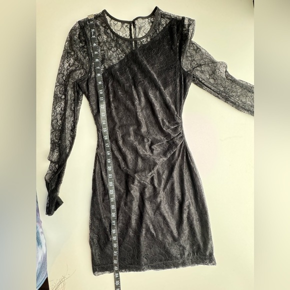 BCBGeneration Women's Shirred Body-con long sleeve Dress, Black, 0 NWT - Picture 12 of 12